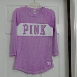 Victoria Secret Pink Lavender Semi-Sheer Shirt